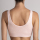 Brassière en Coton Bio "Lison" [ROSE chiné]