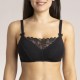 Soutien-gorge Coton Bio " Nathalie " Noire